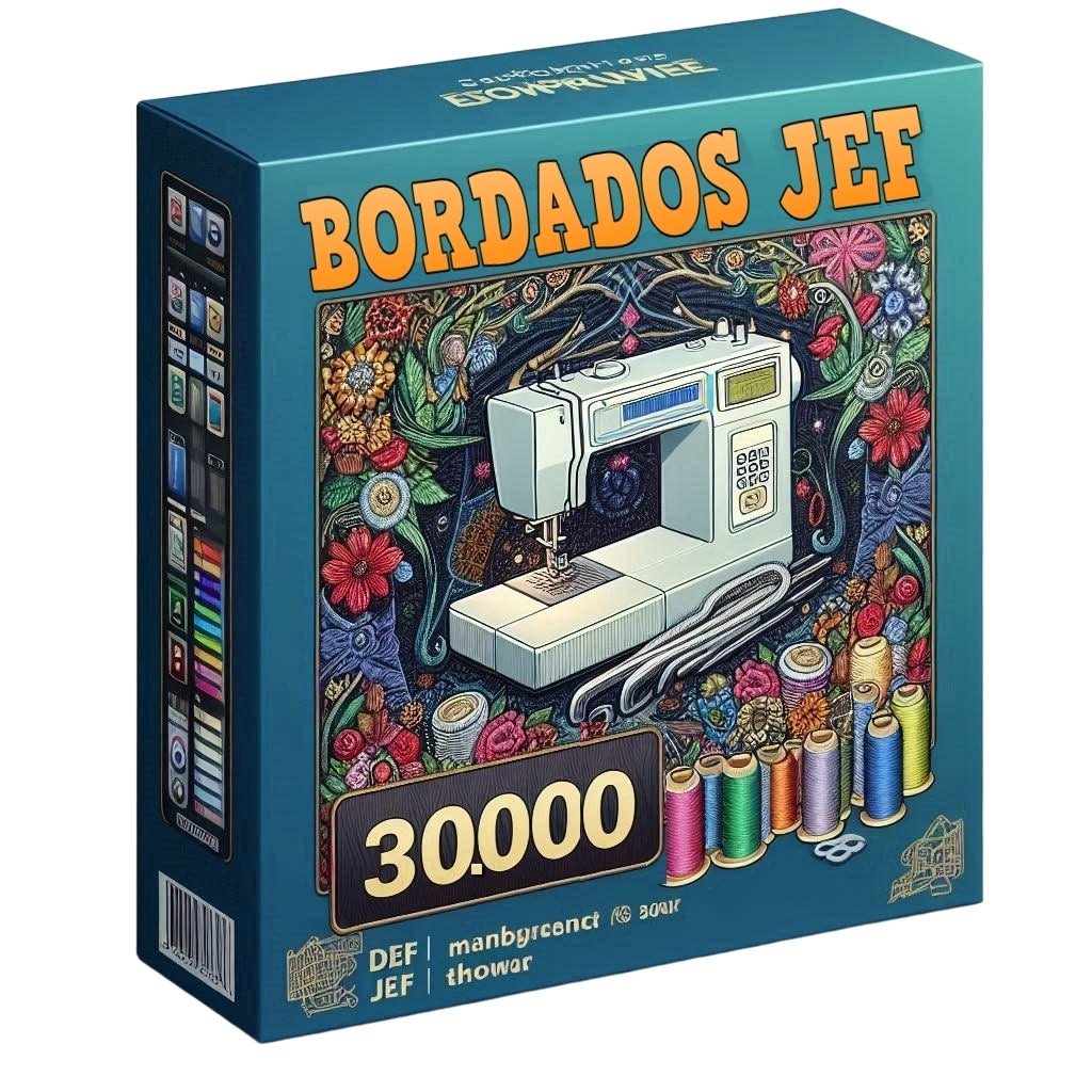 30.000 Matrizes de Bordados Computadorizados - JEF